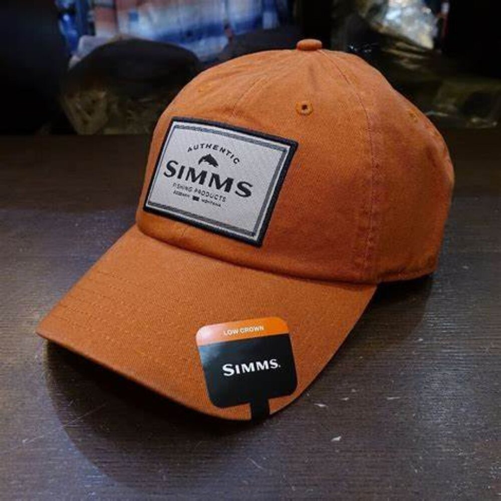 Simms Single Haul Baseball Cap NEW Orange Simms NWT End Stock Original Vintage ,